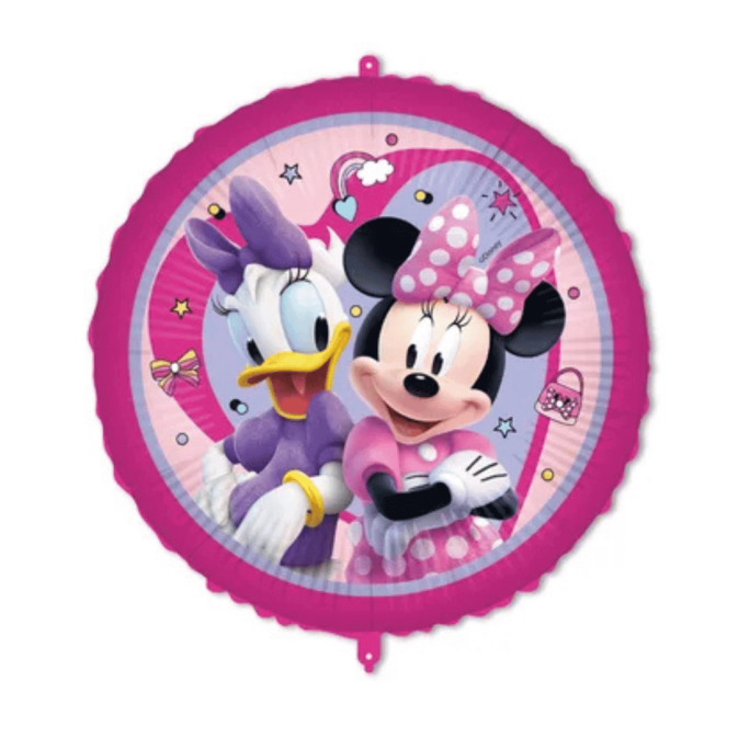 Palloncino di compleanno in alluminio di Minnie e Paperina 46 cm