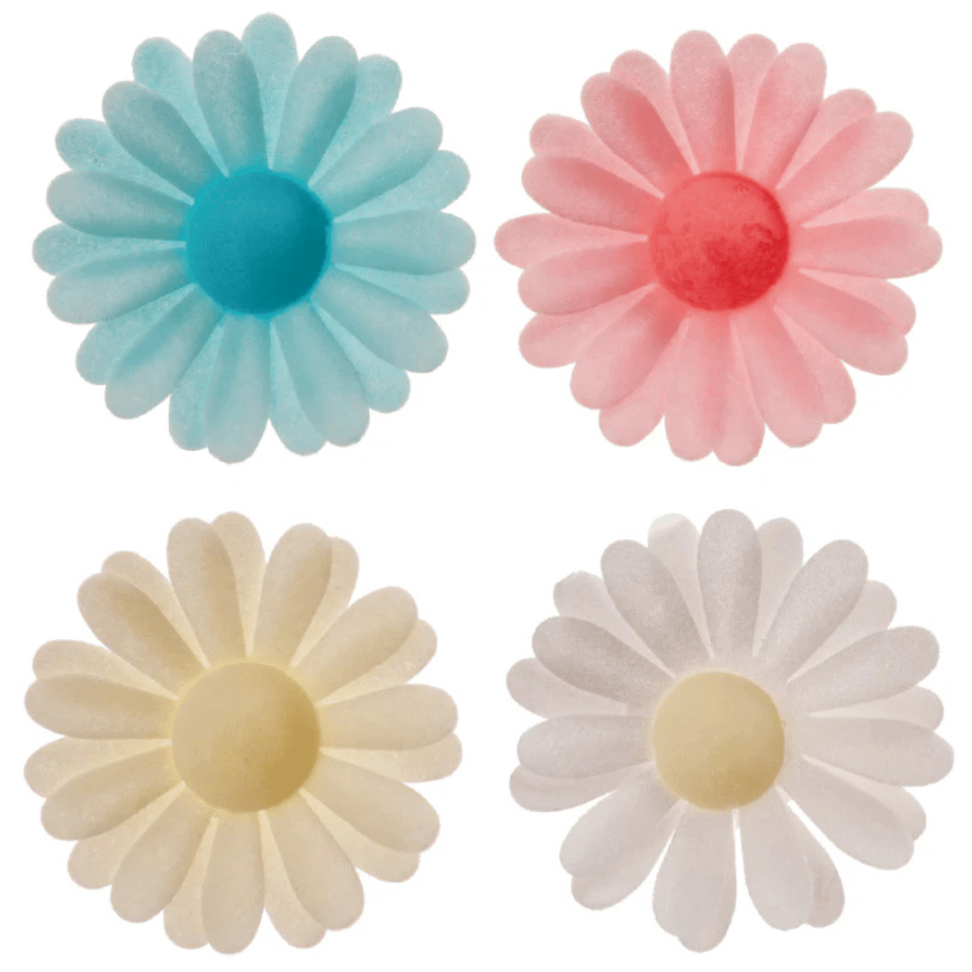 150 margherite a forma di fiore di wafer