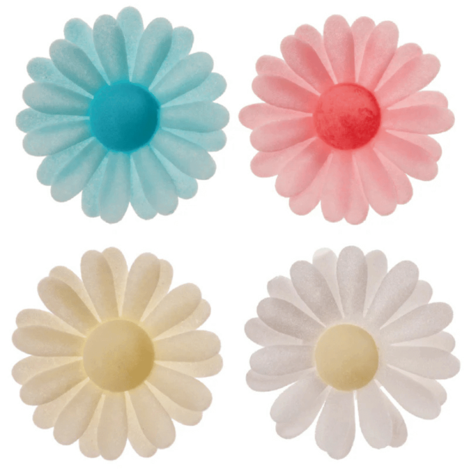 150 margherite a forma di fiore di wafer
