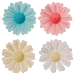 150 margherite a forma di fiore di wafer