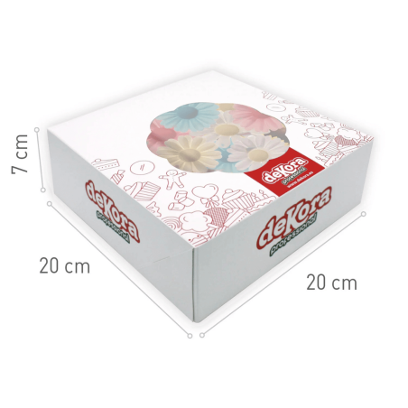 Fiori di carta di riso per decorare torte - 150 margherite