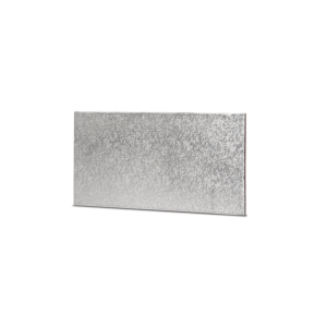 Vassoio per torta rettangolare in argento da 25 cm