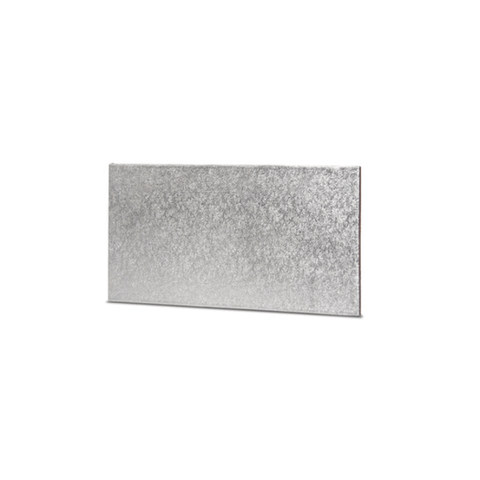 Vassoio per torta rettangolare in argento da 25 cm