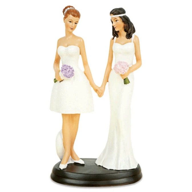 statuetta nuziale 2 donne
