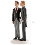 statuina alta per torta nuziale gay