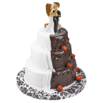 statuine per torta nuziale, sposi