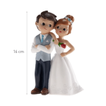 altezza della statuina della torta nuziale