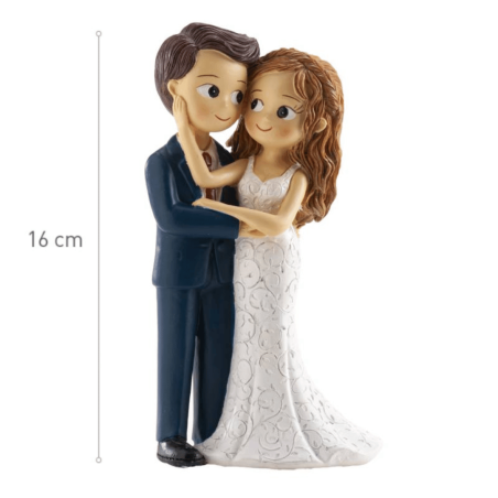 statuina per torta nuziale, altezza decorazione