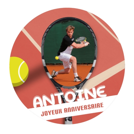 foto commestibile da tennis