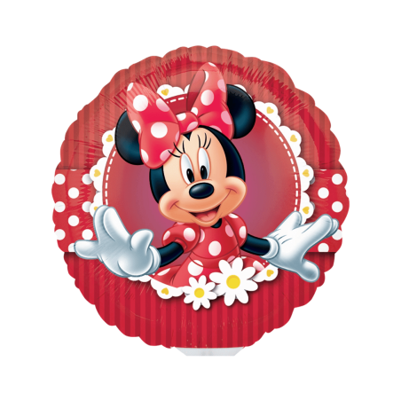 Palloncino gigante di minnie mouse da 45 cm gonfiabile ad aria