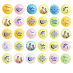 Caramelle personalizzate a forma di piattino - Tema Amalfi