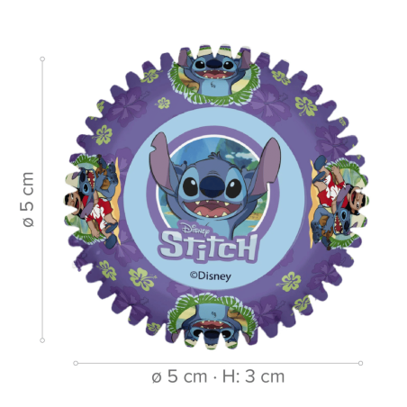 Pirottini per cupcake Stitch 5 cm