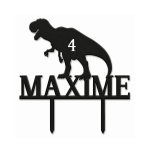 Topper per torta con dinosauro personalizzabile