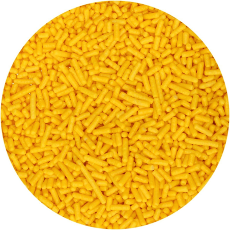 codette di zucchero gialle Jimmies da Wilton