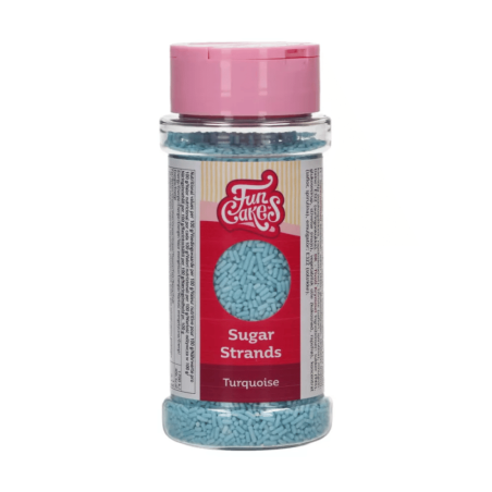 codette di zucchero blu per decorare i funcakes