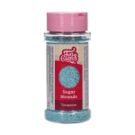 codette di zucchero blu per decorare i funcakes