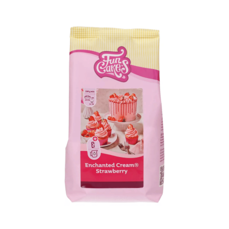 Preparato per crema incantata alla fragola Funcakes 450g