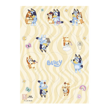 20 decorazioni per cupcake bluey