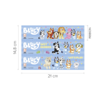 bordo di torta bluey