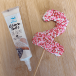 tubo di cioccolato bianco