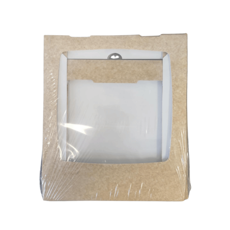 2 scatole per biscotti in cartone resistente con finestra