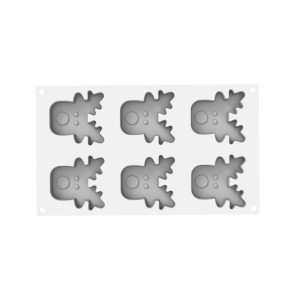 Stampo in silicone Rudolph 100 x 6