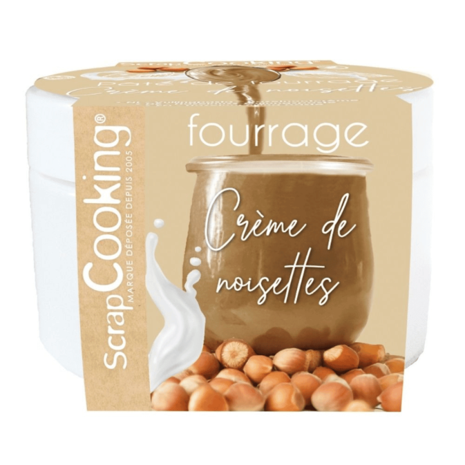 Crema di nocciole in pasta ripiena