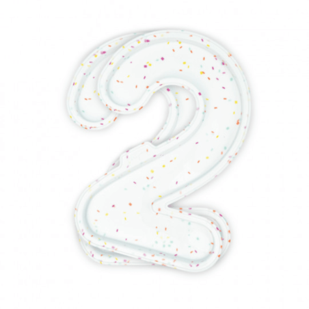 2 stampi in silicone a forma di numero per torte - Cécoa Paris