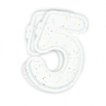 2 stampi in silicone per torte a forma di numero 5