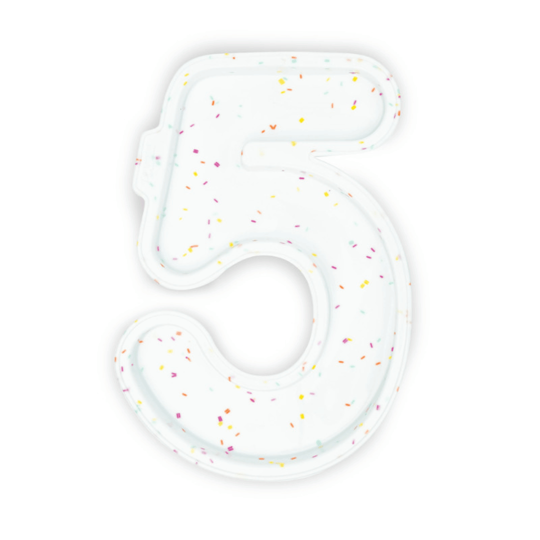stampo in silicone a forma di numero per torte - 5