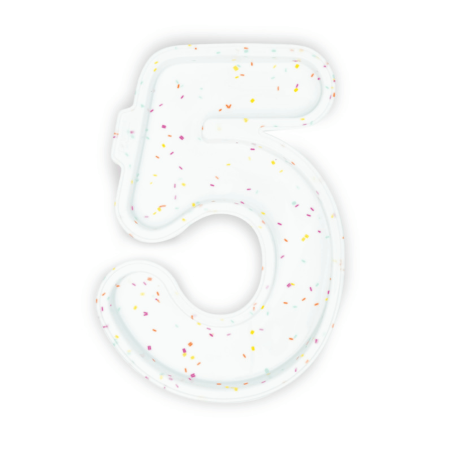 stampo in silicone a forma di numero per torte - 5