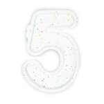 stampo in silicone a forma di numero per torte - 5