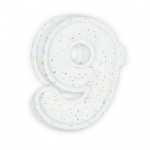 2 stampi in silicone per torte a forma di numero 9