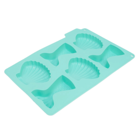 Stampini per torte a forma di mini coda di sirena e conchiglia, Cécoa Paris