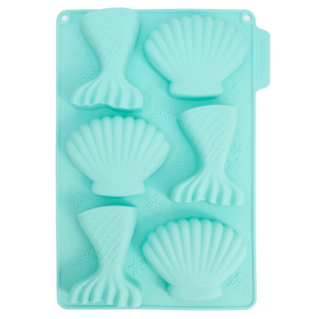 Stampo in silicone per mini torta a forma di sirena - Cécoa Paris