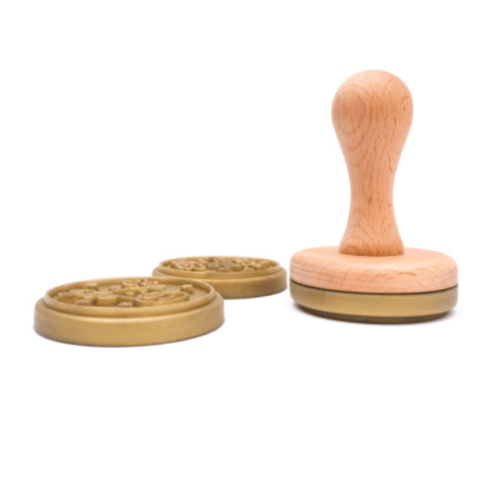 Timbro in silicone e legno per biscotti di Natale