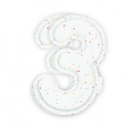 stampo per torta a forma di numero 3