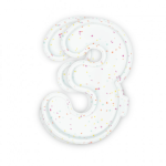 stampo per torta a forma di numero 3
