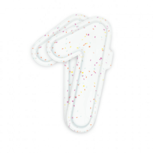 2 stampi per torta a forma di numero 1