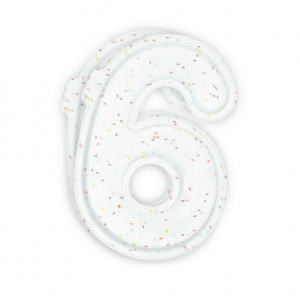 Set di 2 stampi in silicone per torte a forma di numero 6