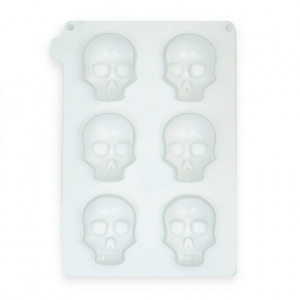 Stampo in silicone 3D a forma di teschio per torte