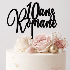 Topper compleanno personalizzabile