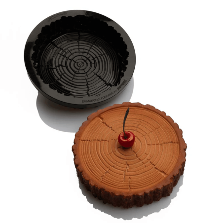 Stampo in silicone Foresta per tronchetto Pavoni