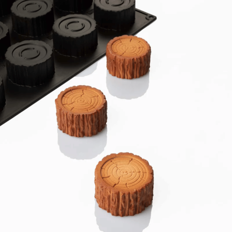 Stampo in silicone Foresta per 12 mini torte, Pavoni Italia