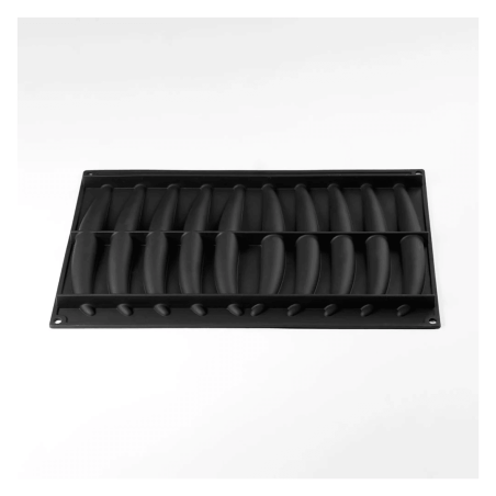 Stampo in silicone per baccello di vaniglia trompe l'oeil x10
