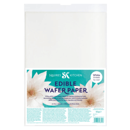 10 fogli di carta wafer formato A4 squires kitchen