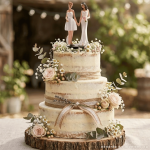 Statuetta della sposa da 20 cm - Decorazione per torta nuziale