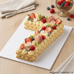 Set di 2 stampi per torte a forma di numero 7