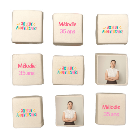 marshmallow personalizzati a tema compleanno