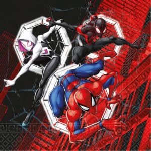 20 tovaglioli di carta a tema Spiderman Multiverso
